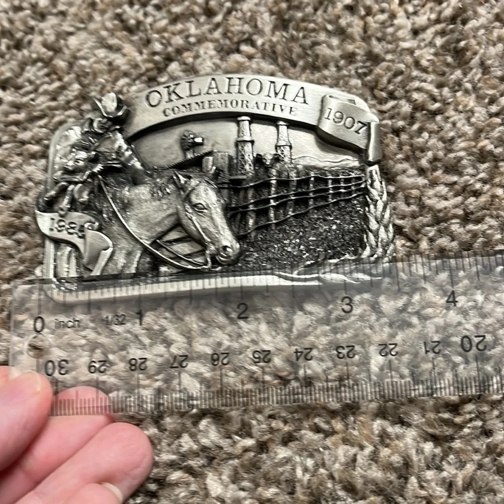 Oklahoma Commemorative limited edition Belt Buckle